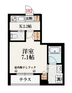 グランデ桜丘【1階】の間取り