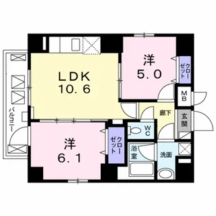 TR白金【7階】の間取り