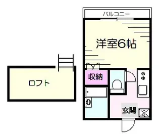クレドメゾン神大前【2階】の間取り