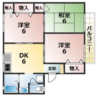 エスポワール【1階】の間取り