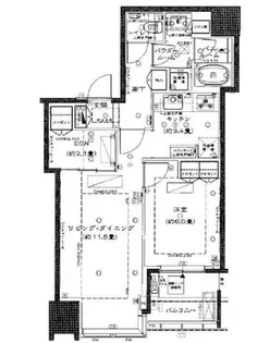 大崎ウエストシティタワーズ【14階】の間取り