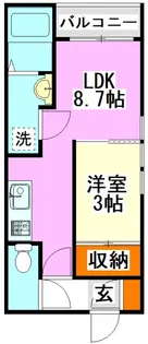 REGALESTフェルン片島【3階】の間取り