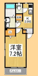 ラルジュール【1階】の間取り