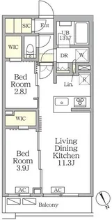 アジールコート後楽園【3階】の間取り