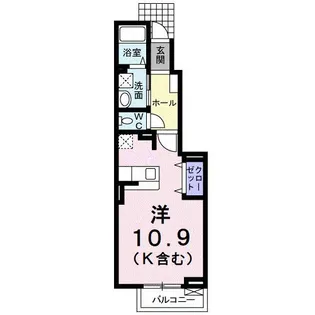 セイバリー・M【1階】の間取り