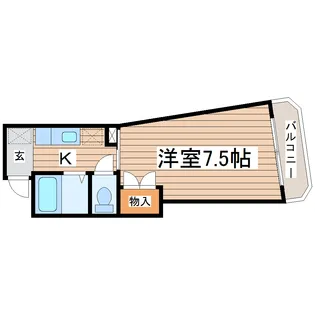 アーバンハイツ向山【4階】の間取り