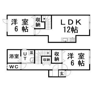 マリオット白金【1階】の間取り