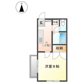 スマイルY&K【2階】の間取り