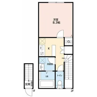 フェリシア東雪谷【2階】の間取り