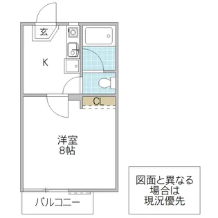 CASA QUATRO【2階】の間取り