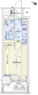 ブライズ神田岩本町【4階】の間取り