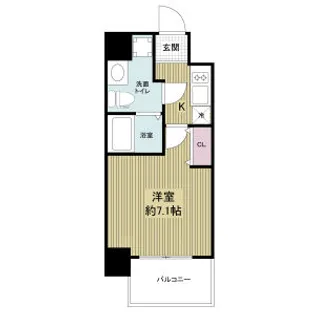 サムティ江坂JuReve【7階】の間取り