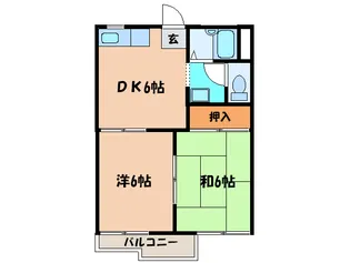 タウニー寿II【1階】の間取り