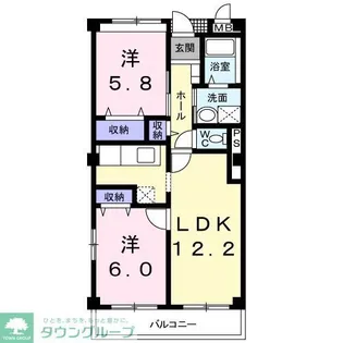 パークグレイス【3階】の間取り
