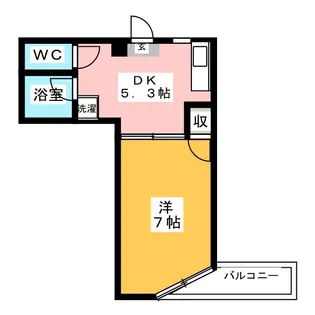 かねさか第2関口マンション【2階】の間取り