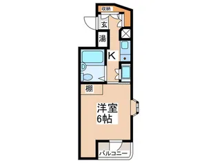 ベルエポック松木【3階】の間取り
