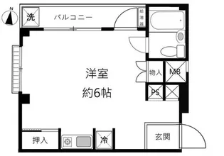 サンパティオ【1階】の間取り