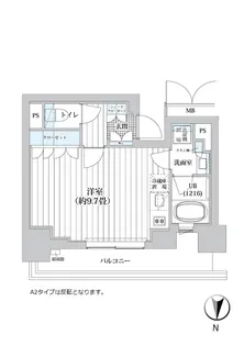 ライオンズフォーシア清澄白河【7階】の間取り