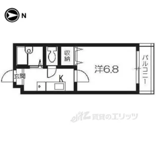 フラッツ7【1階】の間取り