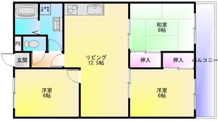 ルネアルマーニ【5階】の間取り