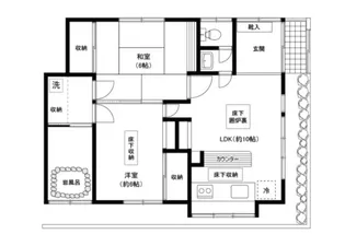 カネコハイツ【1階】の間取り