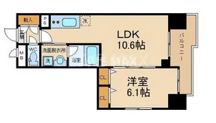 ベラジオ四条通【4階】の間取り