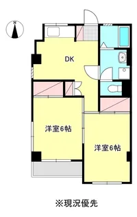 サンハイツ近藤【2階】の間取り