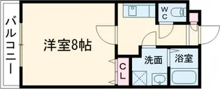 フェリーチェ石津【3階】の間取り