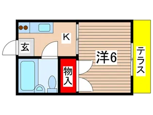 メゾン三和【1階】の間取り