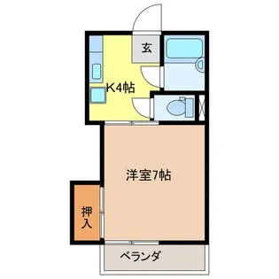 コスモポリス【1階】の間取り