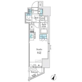 GLACIER神保町【4階】の間取り