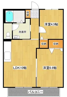 アウローラ【2階】の間取り