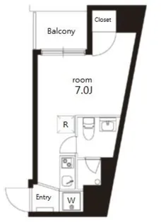 KOKORO【10階】の間取り