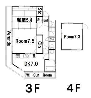 一松ビルの間取り