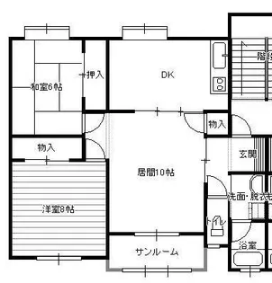 プレステージA【2階】の間取り