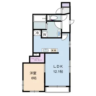 シュヴァル新宿【2階】の間取り