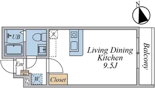 NOKKA鎌ケ谷【3階】の間取り