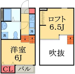 グレイス稲毛【1階】の間取り