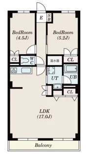 相模大野マンション【4階】の間取り