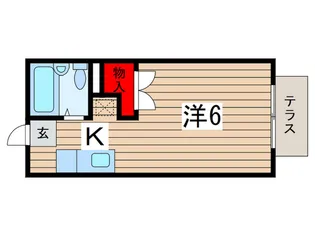 ラ・ベラカーサ【1階】の間取り