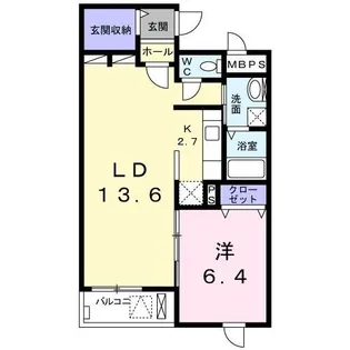 L’iLL 登町【2階】の間取り
