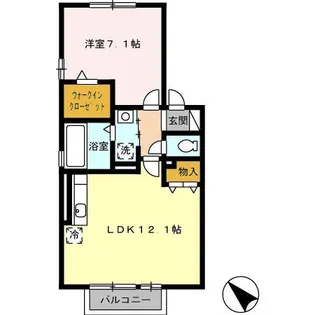 アージュII【2階】の間取り