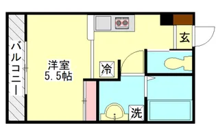 Aqua mama和白東【1階】の間取り