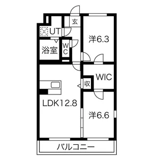グランフォレストG【2階】の間取り
