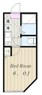 カレッジパーク向ケ丘遊園【2階】の間取り