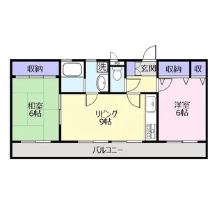 山崎第6ビル【3階】の間取り