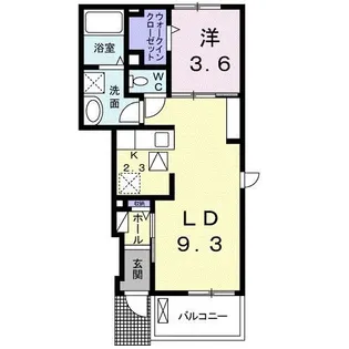 アンダンテ【1階】の間取り