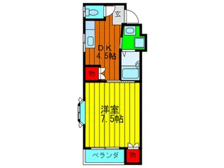 ラ・ビスタ香里園【3階】の間取り