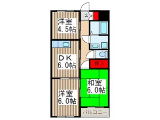 プランドール田村【3階】の間取り