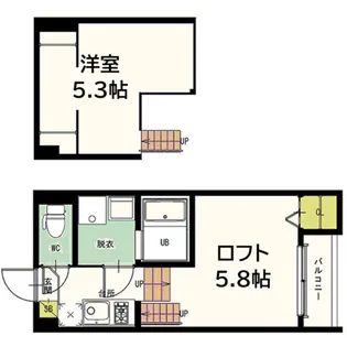 L’espace Chouette【1階】の間取り